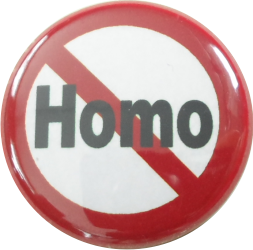 Homo verboten Button